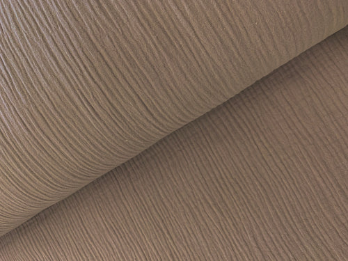 Taupe, Double Gauze Solids |per 1/2 meter| (8551430979822)