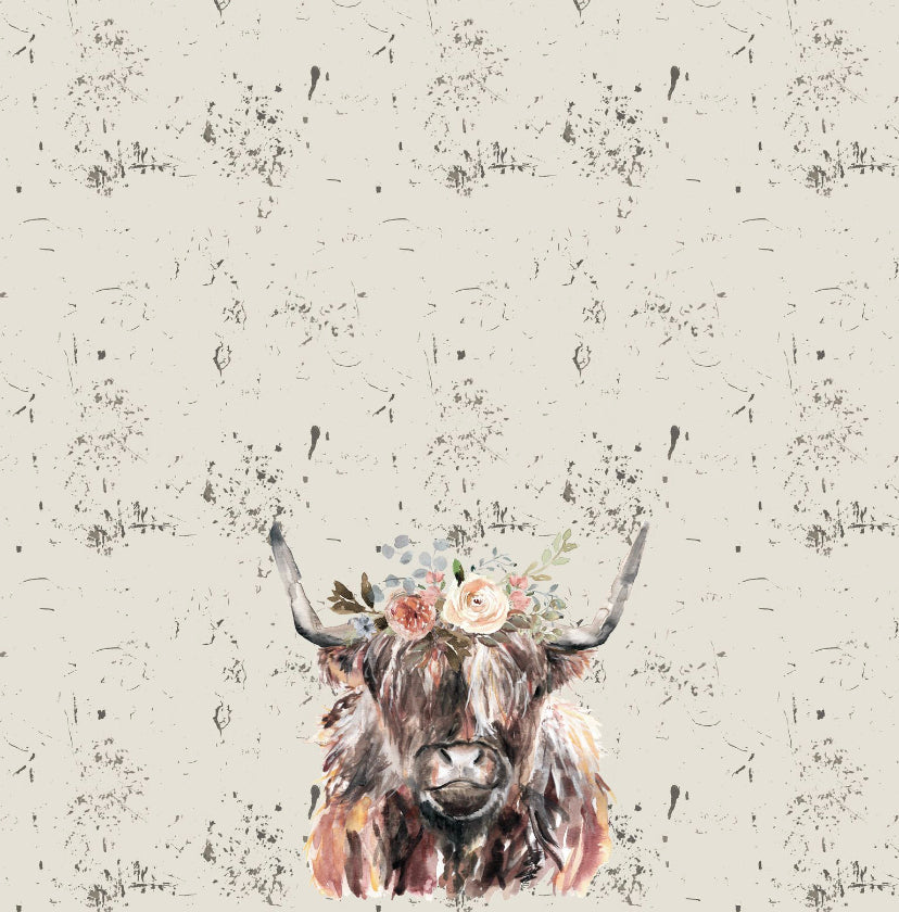 R48 PREORDER - Rustic Highland Cows - PANEL (8081246945518) (8471223337198)