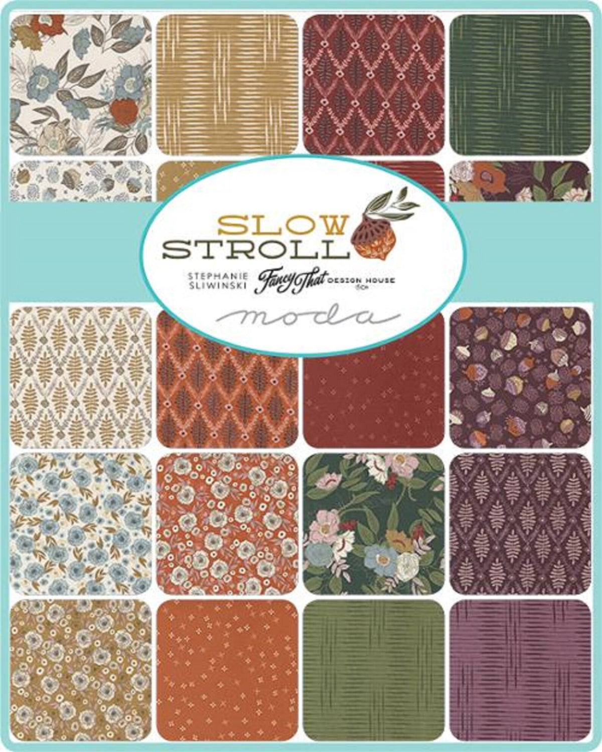 Slow Stroll - Fat Quarter Bundle - Fancy That Design House (7940327768302)