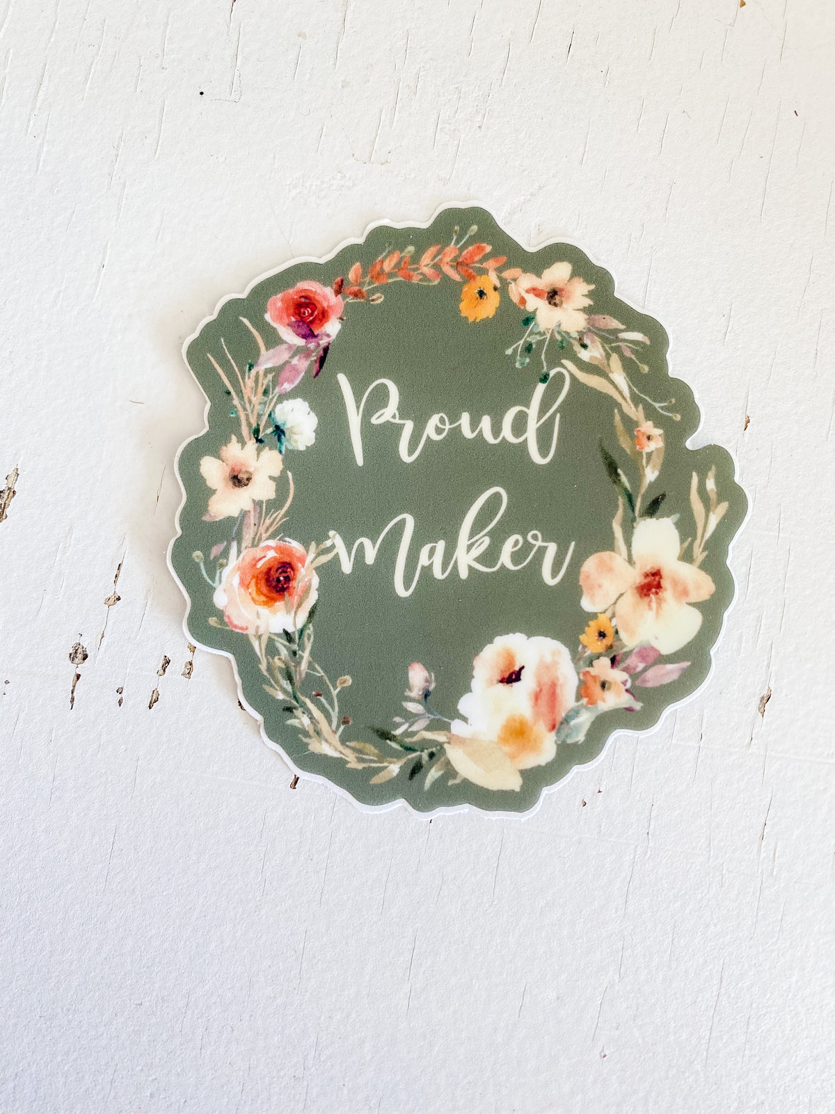 Vinyl Sticker - Proud Maker (7911770882286)